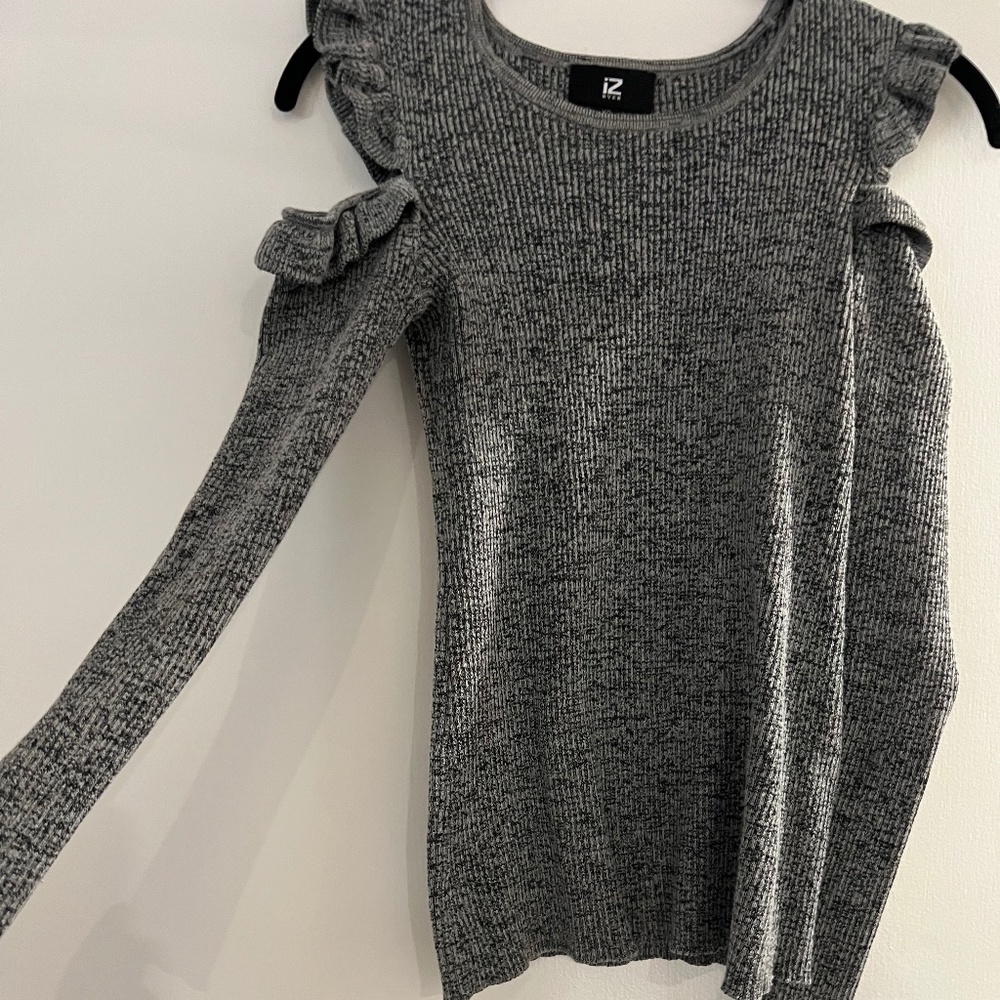 Cold shoulder sweater